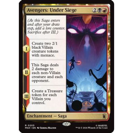 Avengers: Under Siege (MSH-205) - Marvel Super Heroes Foil