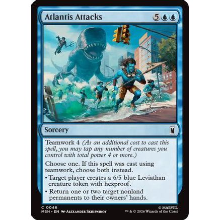 Atlantis Attacks (MSH-046) - Marvel Super Heroes