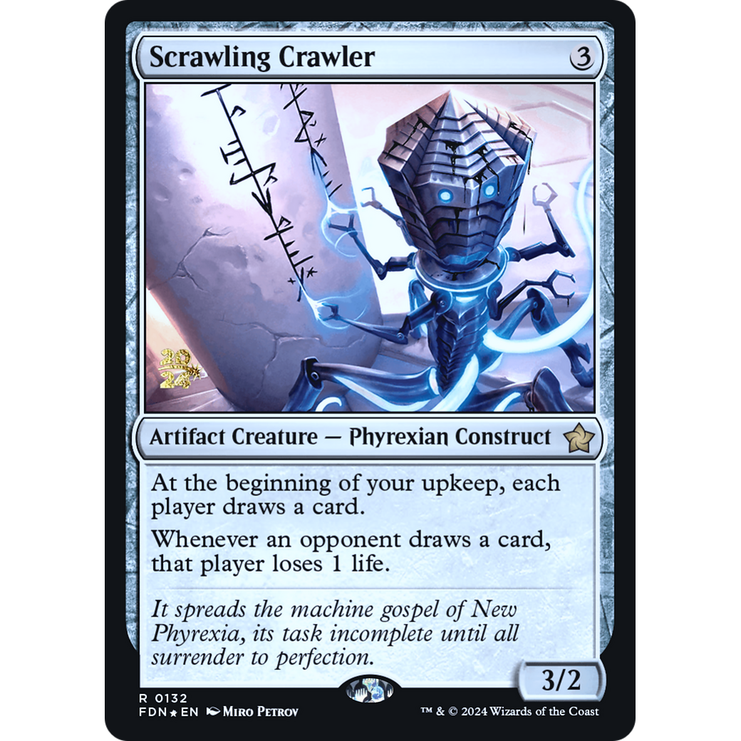 Scrawling Crawler (PRE-132S) - Foundations Promos Foil