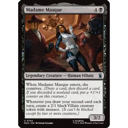 Madame Masque (MSH-104) - Marvel Super Heroes Foil