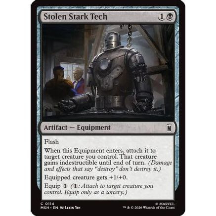 Stolen Stark Tech (MSH-114) - Marvel Super Heroes Foil