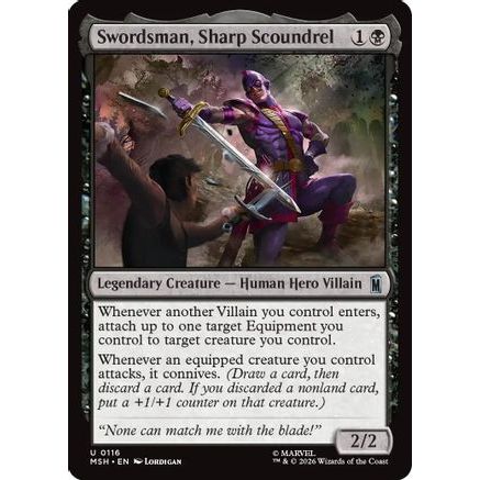 Swordsman, Sharp Scoundrel (MSH-116) - Marvel Super Heroes