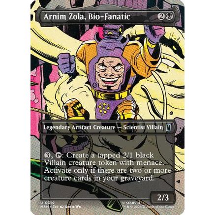 Arnim Zola, Bio-Fanatic (Borderless) (MSH-319) - Marvel Super Heroes Foil