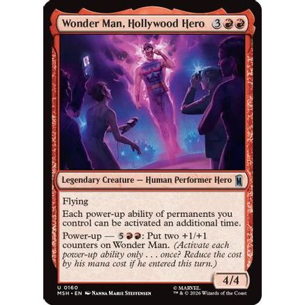 Wonder Man, Hollywood Hero (MSH-160) - Marvel Super Heroes