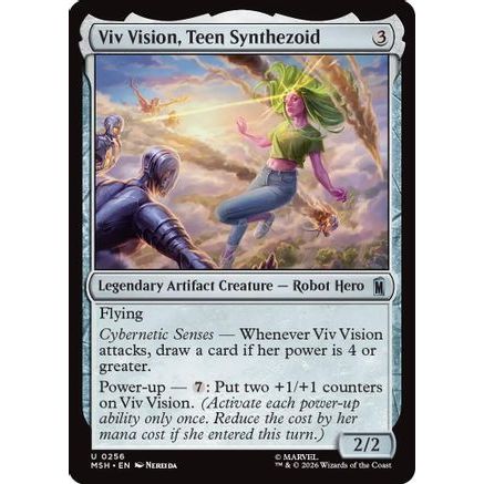 Viv Vision, Teen Synthezoid (MSH-256) - Marvel Super Heroes Foil
