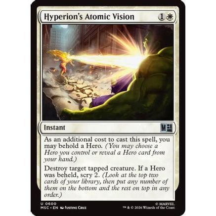 Hyperion's Atomic Vision (MSC-600) - Commander: Marvel Super Heroes Foil