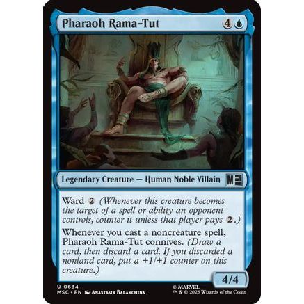 Pharaoh Rama-Tut (MSC-634) - Commander: Marvel Super Heroes Foil