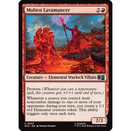 Molten Lavamancer (MSC-699) - Commander: Marvel Super Heroes