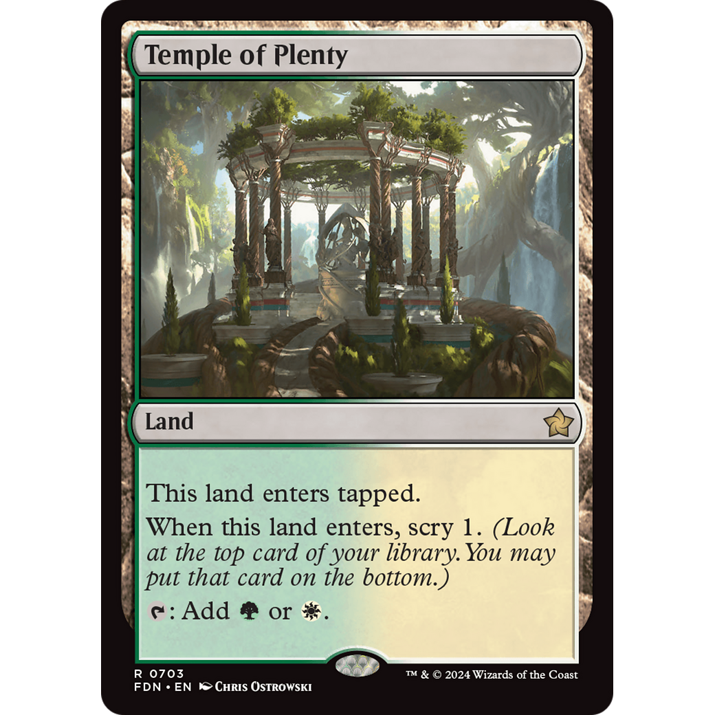Temple of Plenty (FDN-703) - Foundations