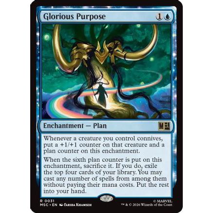 Glorious Purpose (MSC-031) - Commander: Marvel Super Heroes