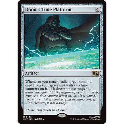 Doom's Time Platform (Surge Foil) (MSC-103) - Commander: Marvel Super Heroes Foil