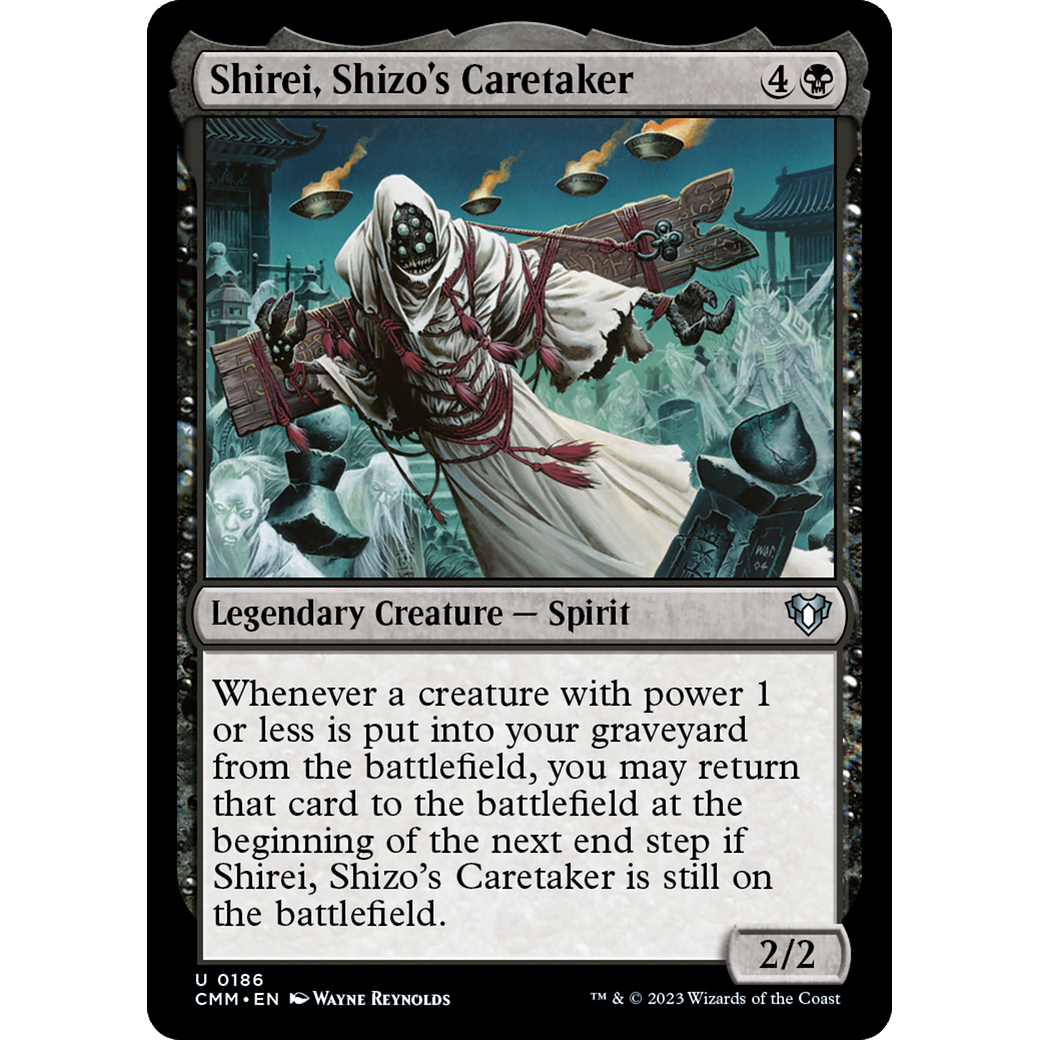 Shirei, Shizo's Caretaker (CMM-186) - Commander Masters