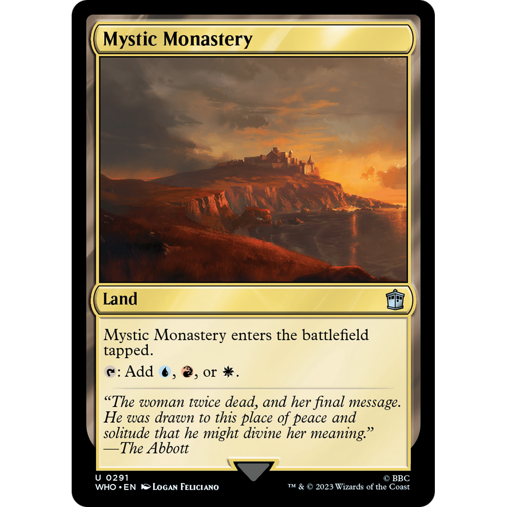 Mystic Monastery (WHO-291) - Doctor Who Foil