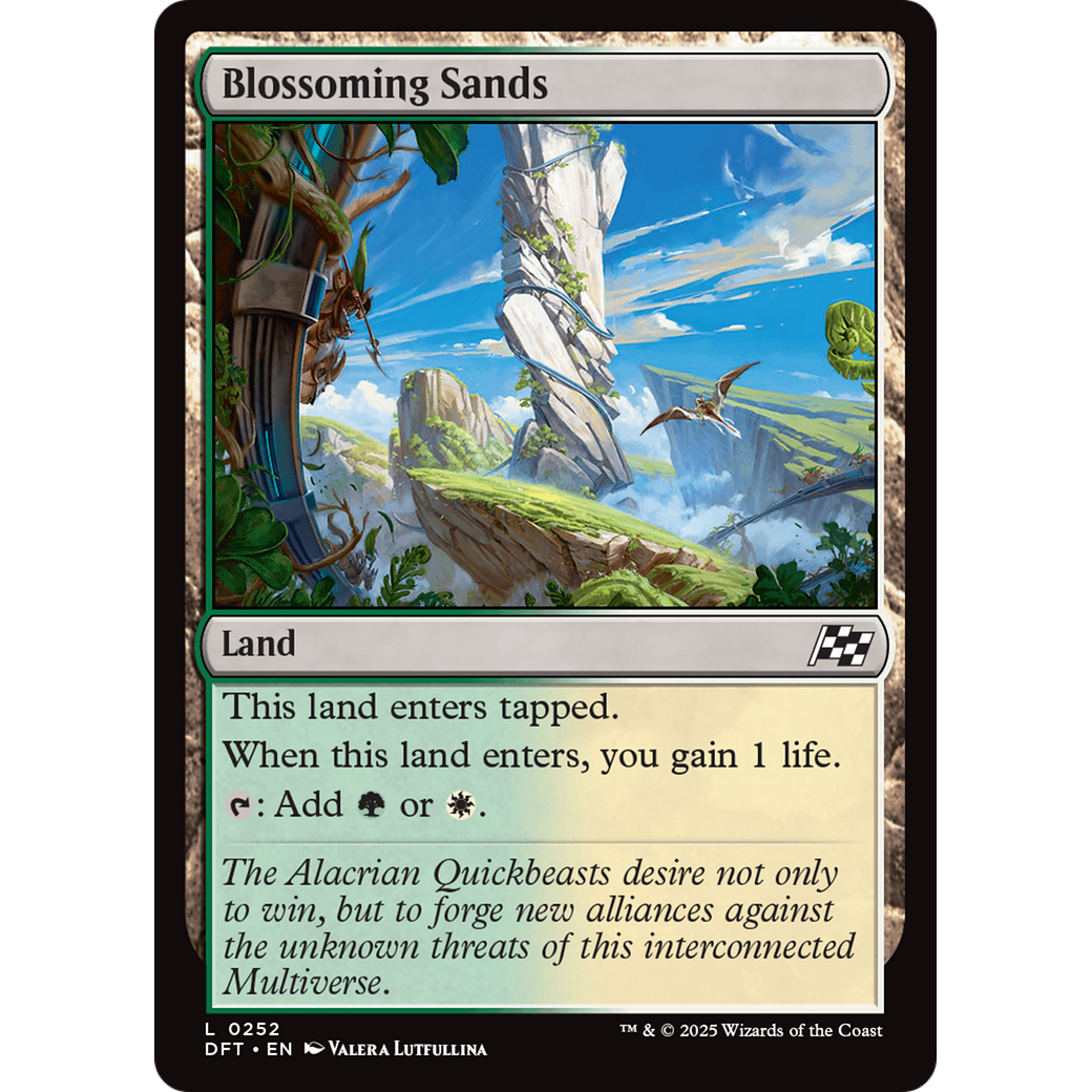 Blossoming Sands (DFT-252) - Aetherdrift Foil