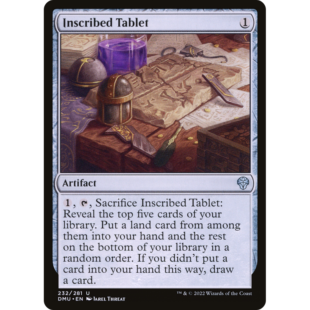 Inscribed Tablet (DMU-232) - Dominaria United Foil