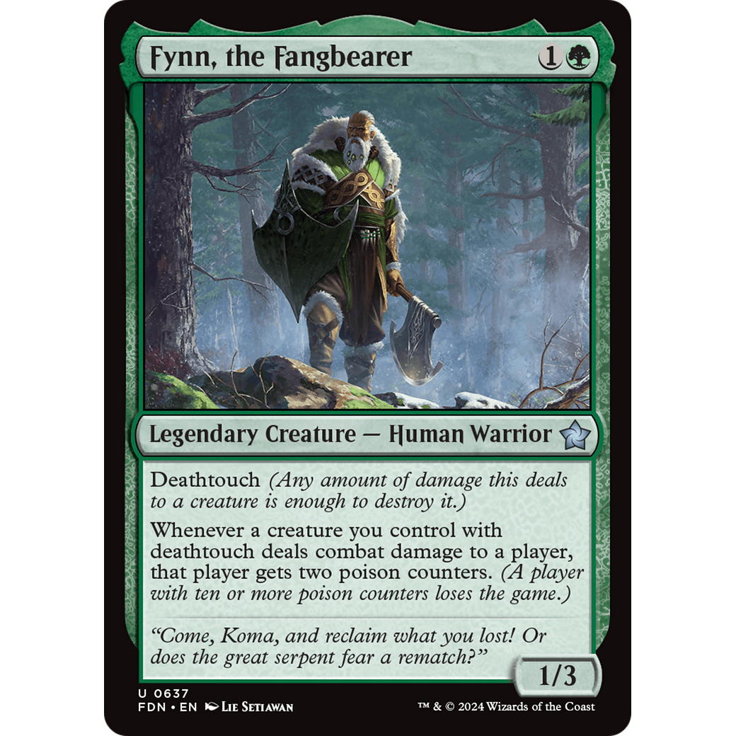 Fynn, the Fangbearer (FDN-637) - Foundations