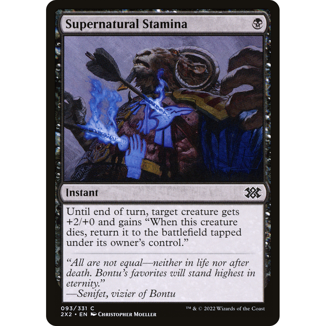 Supernatural Stamina (2X2-093) - Double Masters 2022