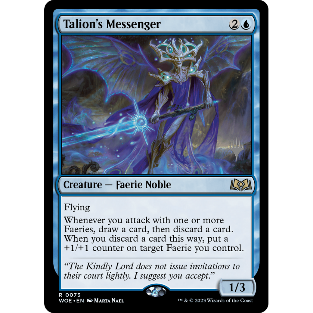 Talion's Messenger (PPWOE-73P) - Wilds of Eldraine Promos Foil