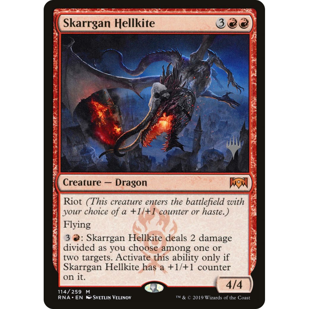 Skarrgan Hellkite (PPM20-114) - Ravnica Allegiance Promos