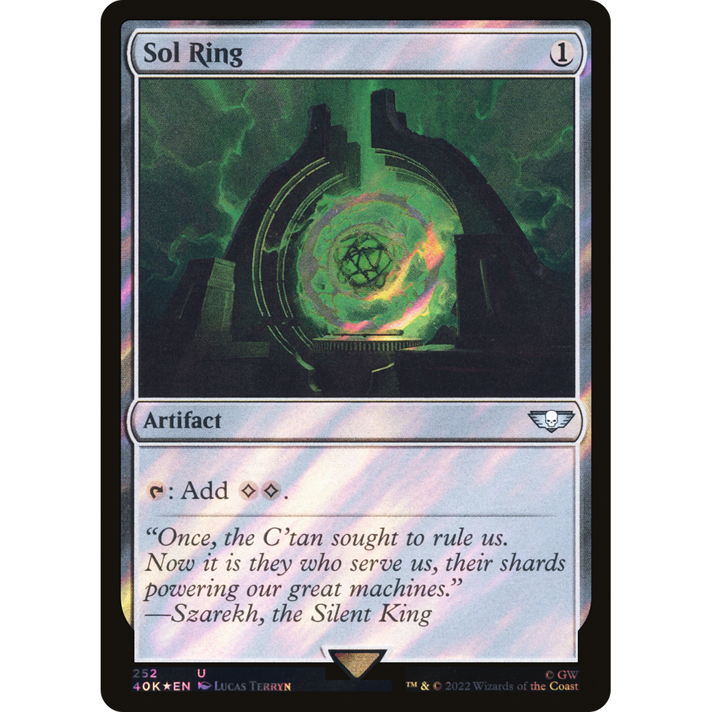 Sol Ring (40K-252) - Warhammer 40,000 Commander Foil