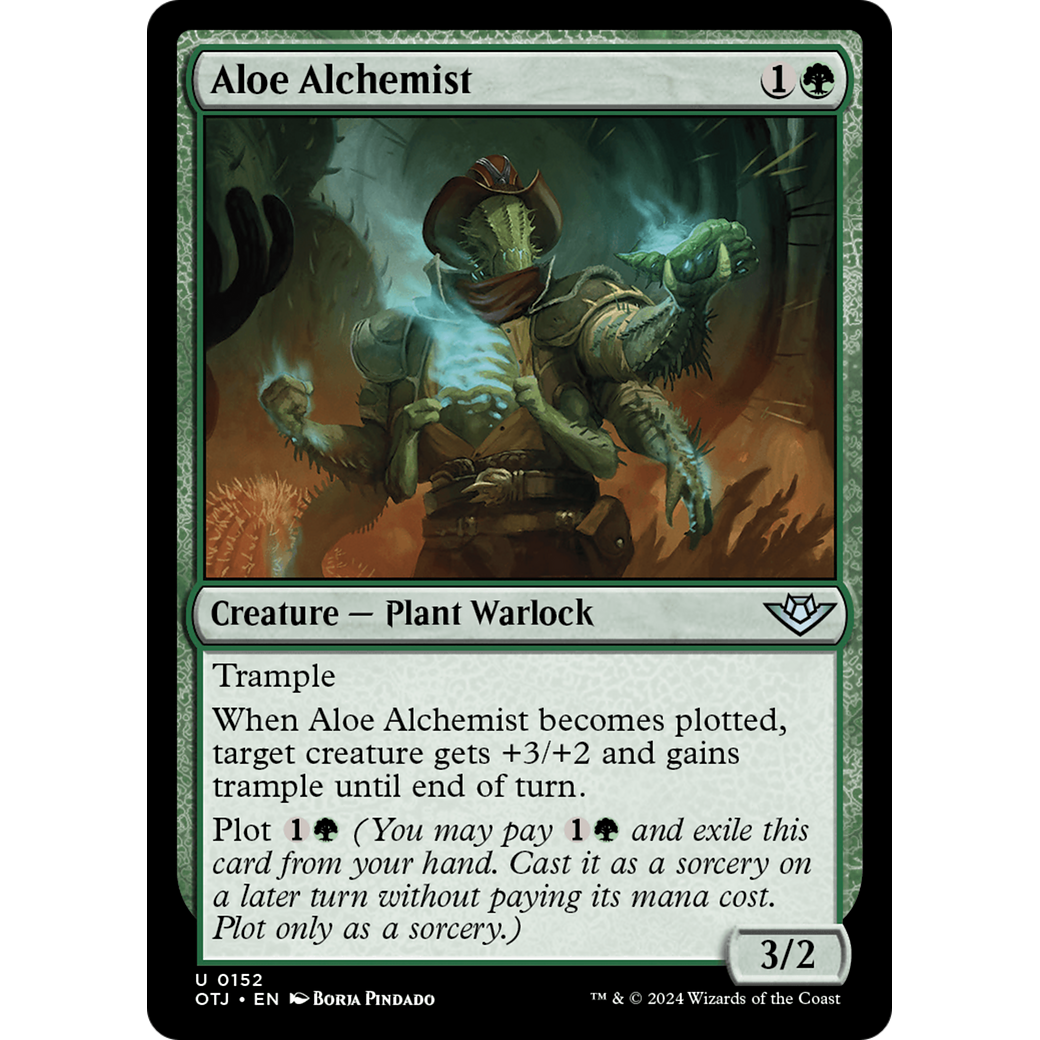 Aloe Alchemist (OTJ-152) - Outlaws of Thunder Junction
