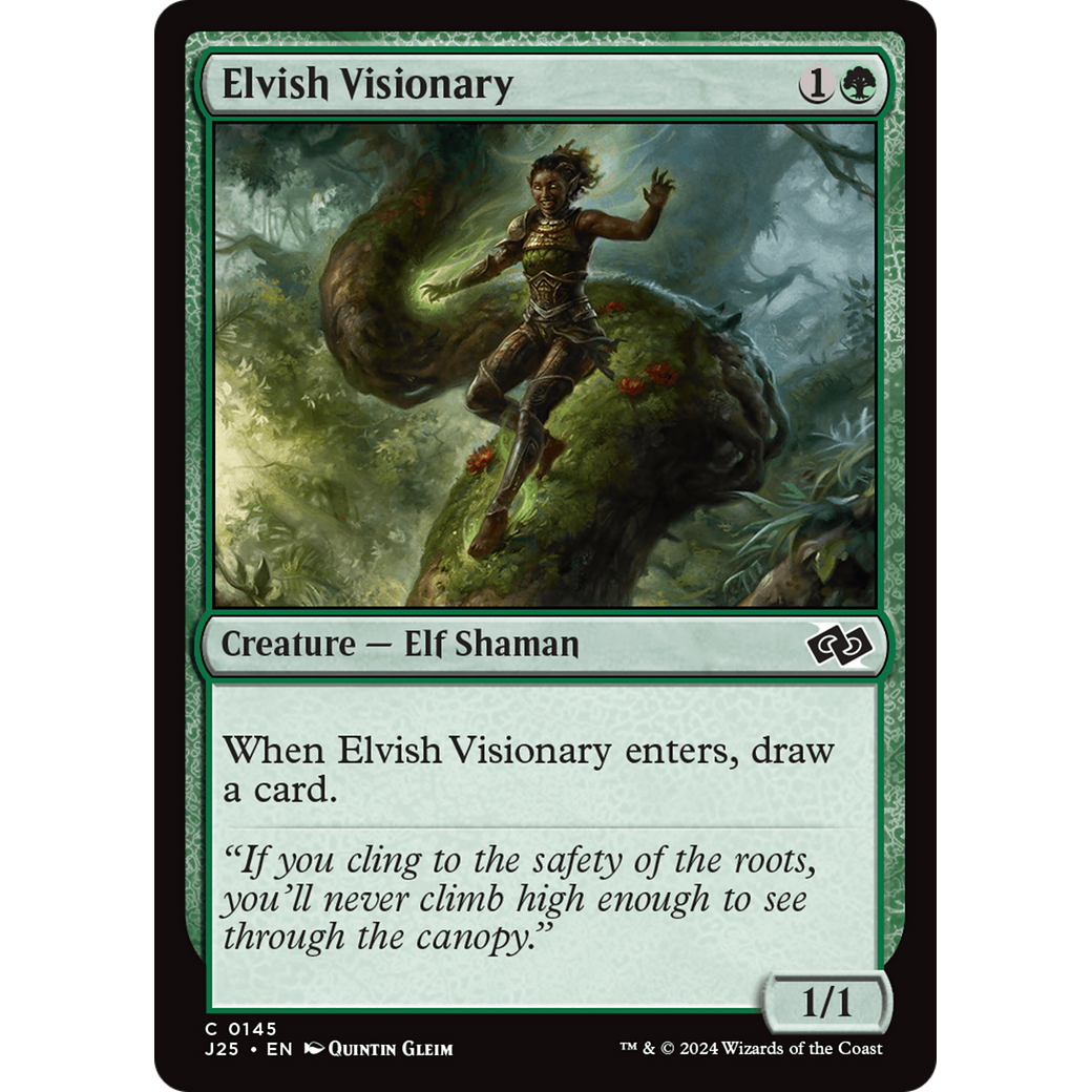 Elvish Visionary (J25-145) - Foundations Jumpstart