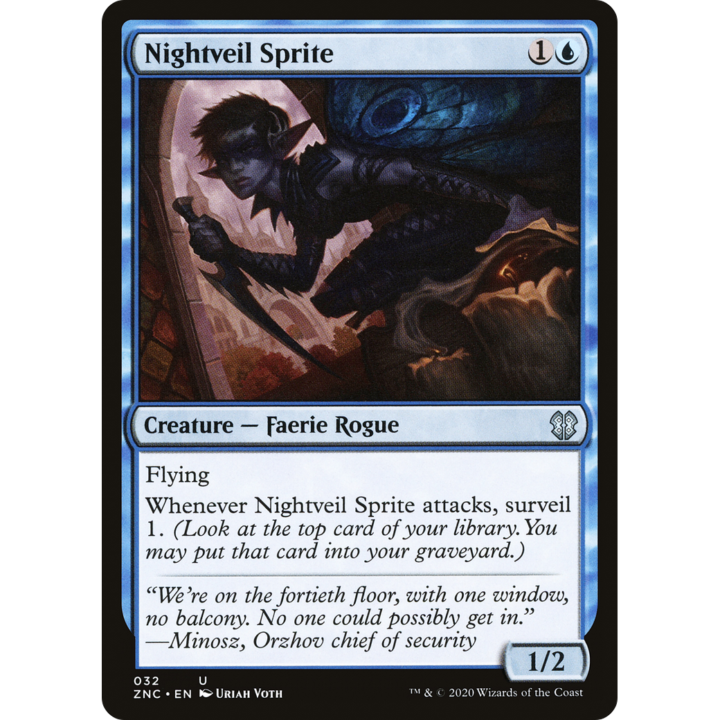 Nightveil Sprite (ZNC-032) - Zendikar Rising Commander