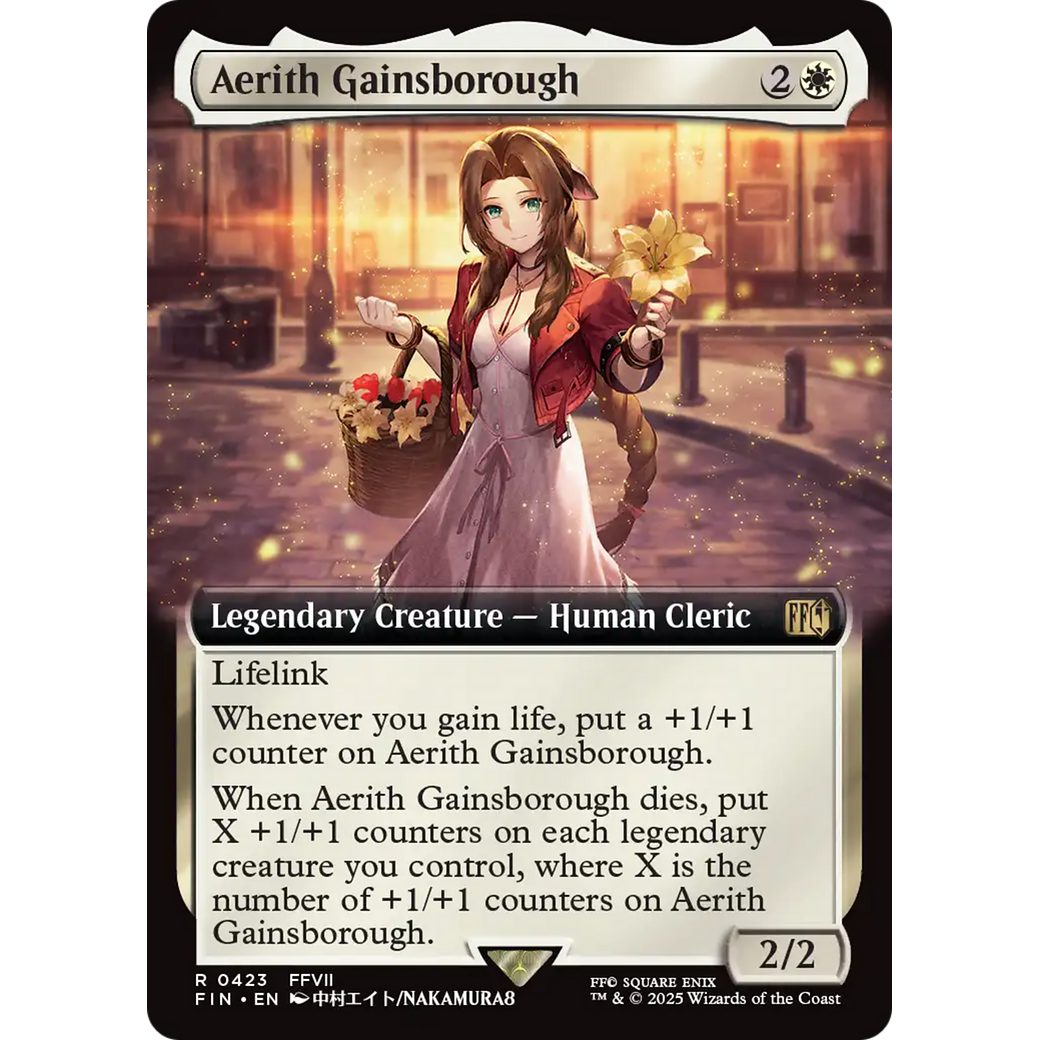 Aerith Gainsborough (Extended Art) (FIN-423) - FINAL FANTASY: (Extended Art) Foil