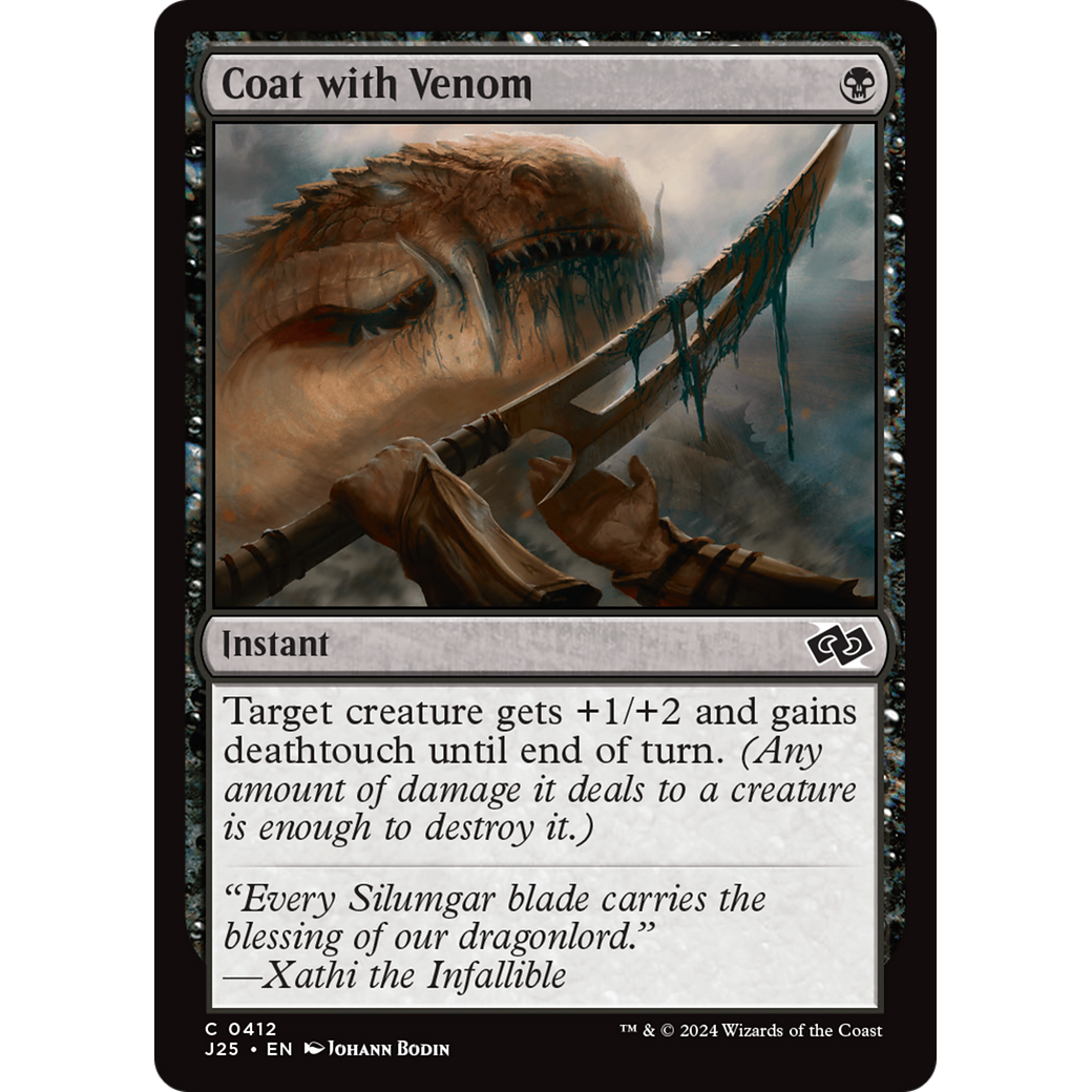Coat with Venom (J25-412) - Foundations Jumpstart