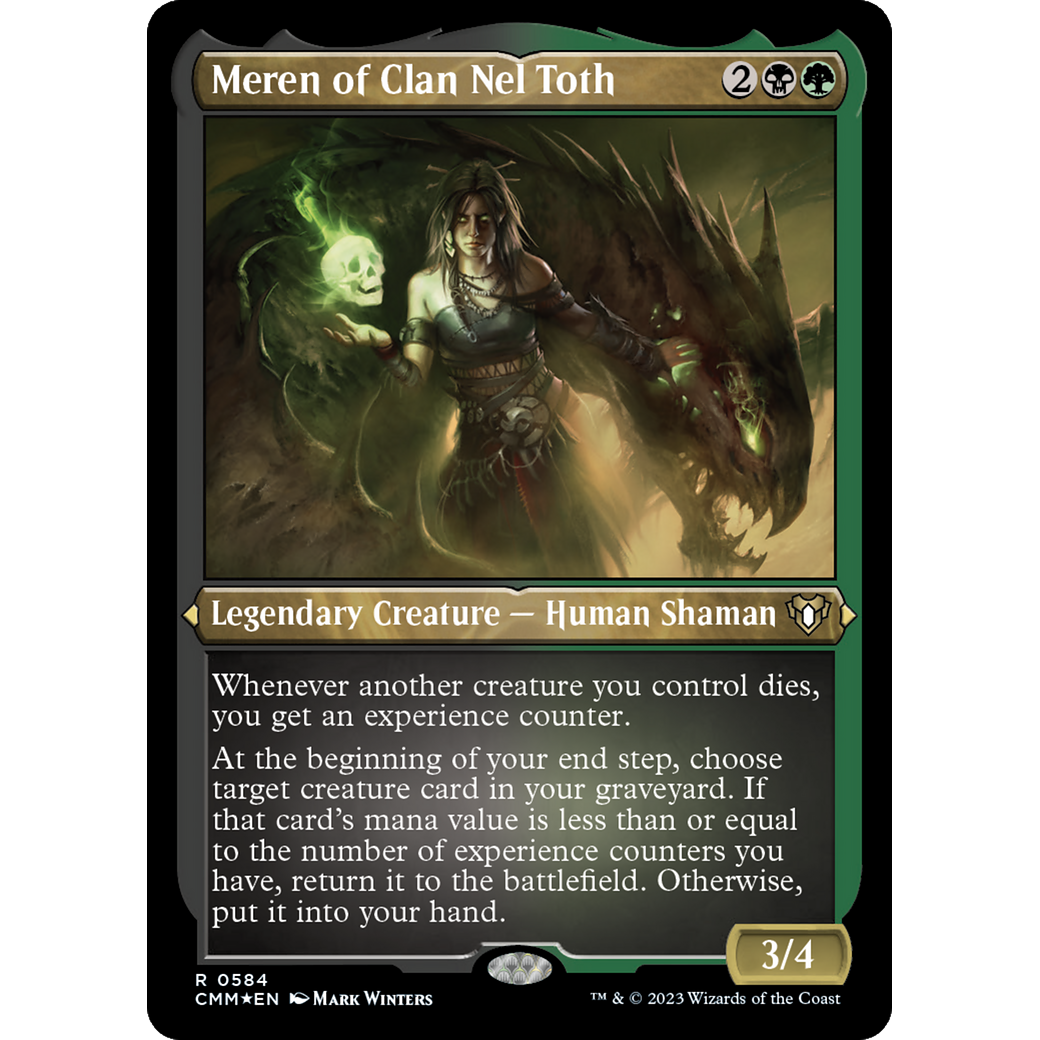 Meren of Clan Nel Toth (CMM-584) - Commander Masters Etched Foil