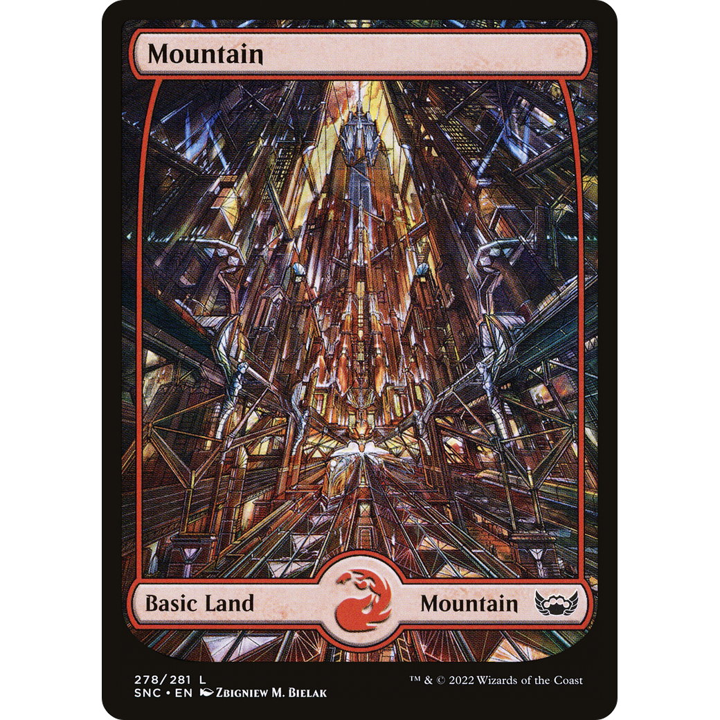 Mountain (278) (SNC-278) - Streets of New Capenna: (Full Art) Foil