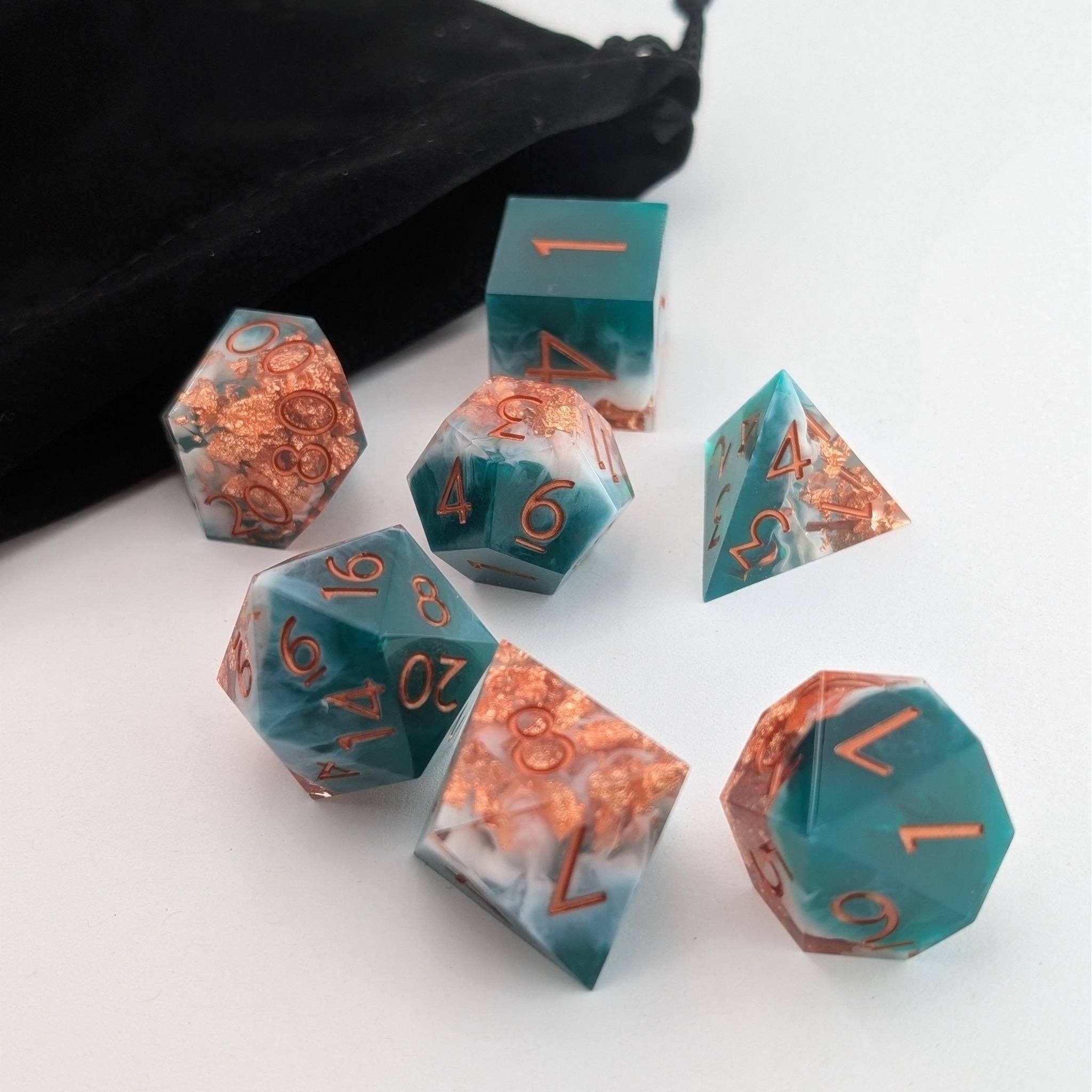 Seafarer's Bounty - Set of 7 Luxury D&D Dice Set