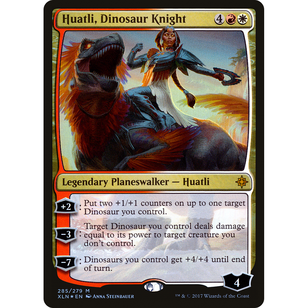 Huatli, Dinosaur Knight (XLN-285) - Ixalan