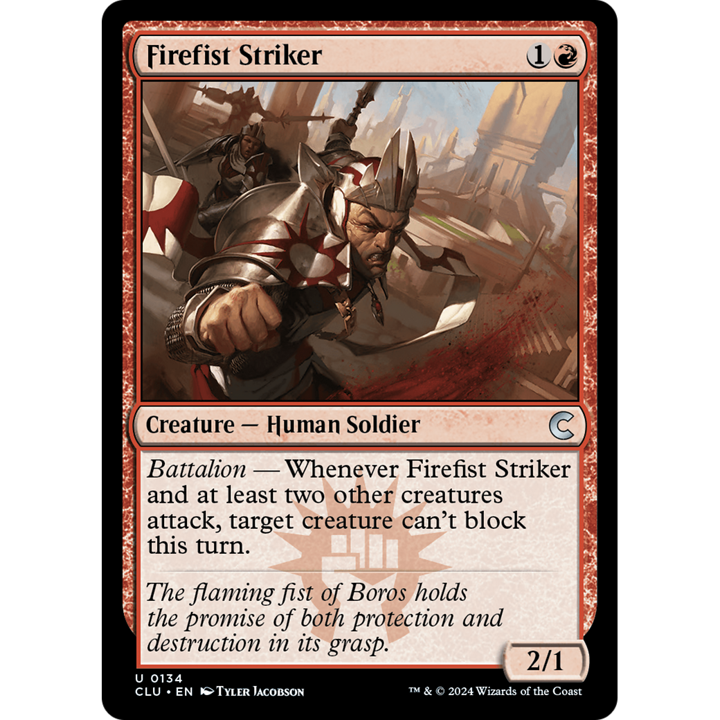 Firefist Striker (CLU-134) - Ravnica: Clue Edition