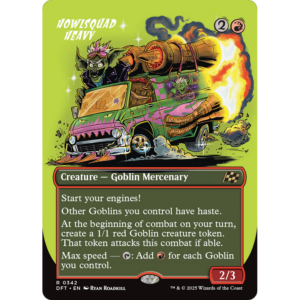 Howlsquad Heavy (DFT-342) - Aetherdrift (Borderless) Foil