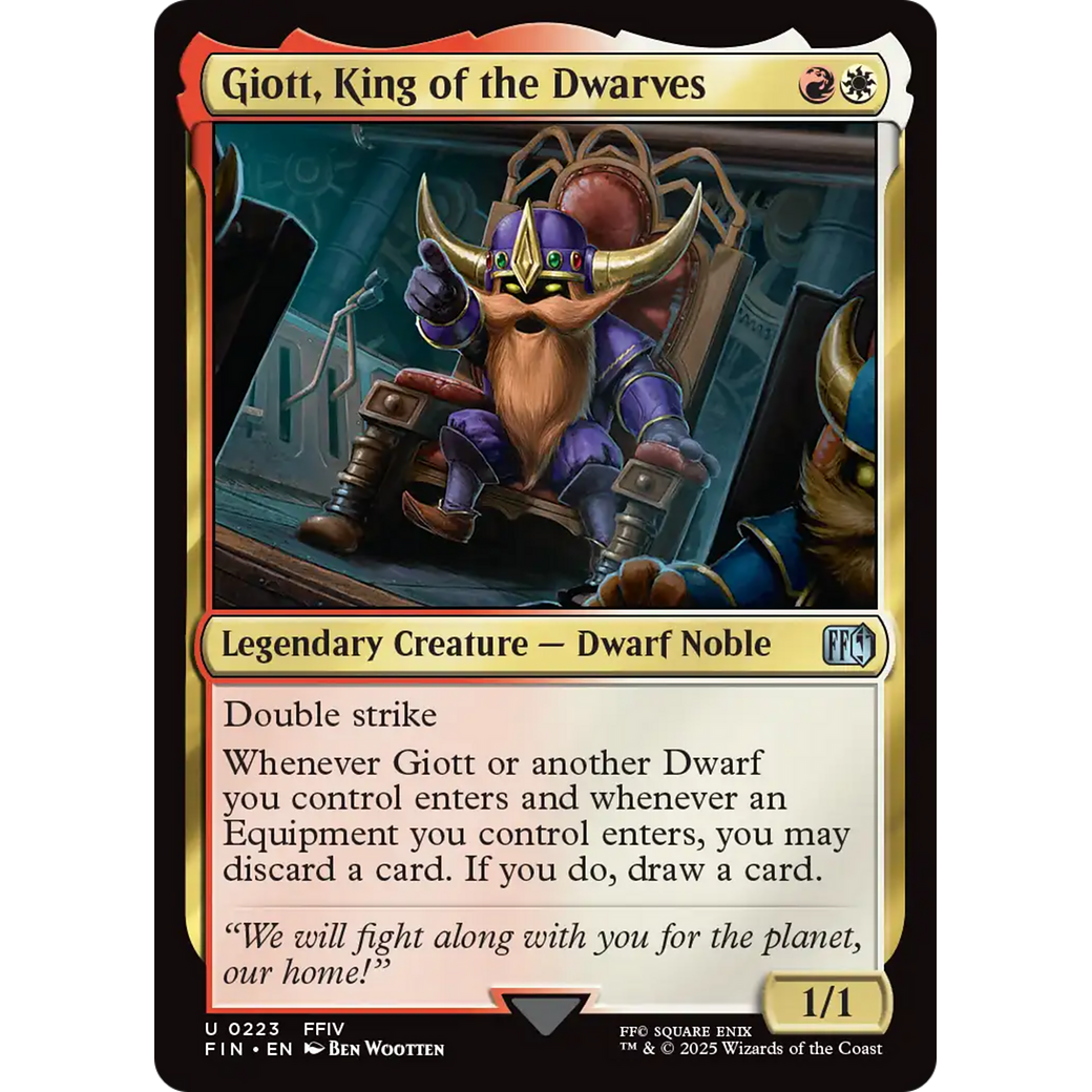 Giott, King of the Dwarves (FIN-223) - FINAL FANTASY