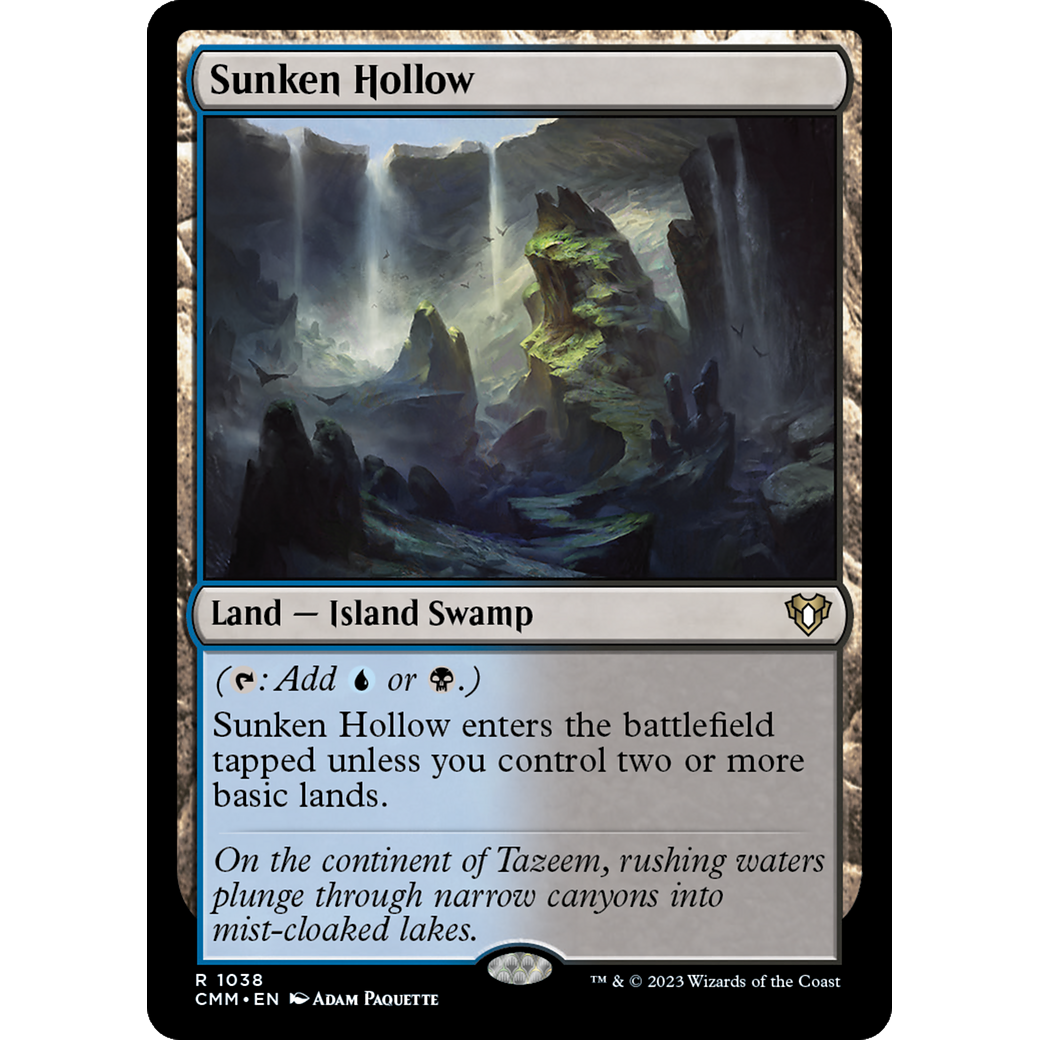 Sunken Hollow (CMM-1038) - Commander Masters