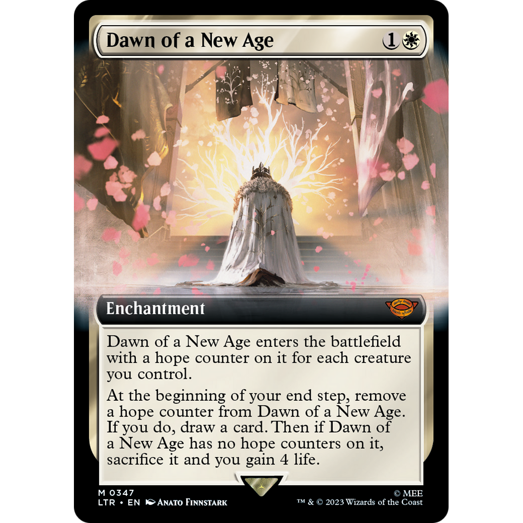 Dawn of a New Age (Extended Art) (LTR-347) - The Lord of the Rings: Tales of Middle-earth: (Extended Art) Foil