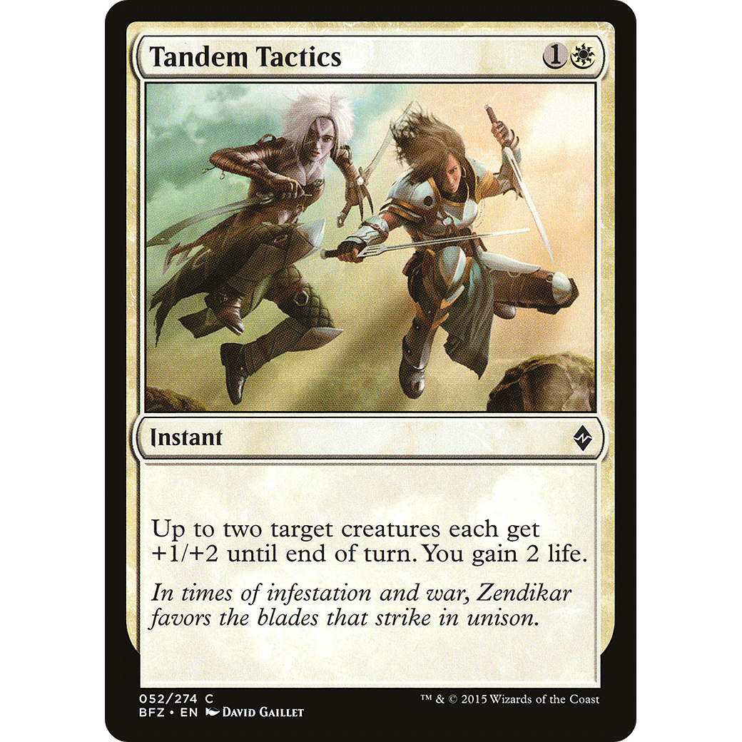 Tandem Tactics (BFZ-052) - Battle for Zendikar Foil