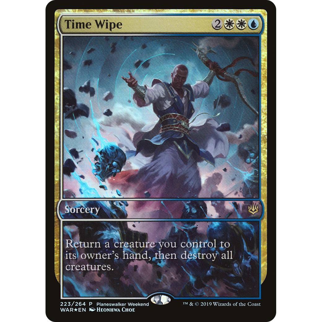 Time Wipe (PEP-223) - War of the Spark Promos Foil