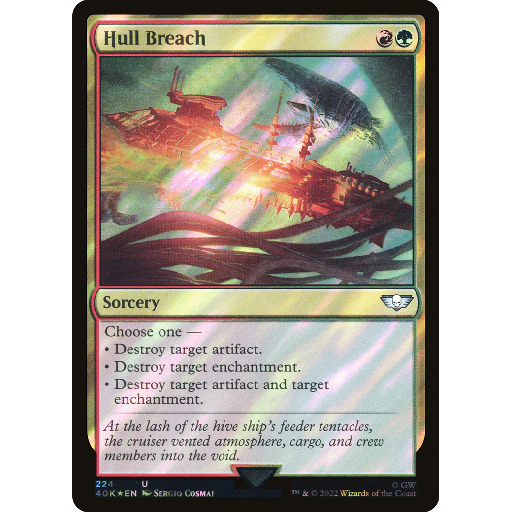 Hull Breach (40K-224) - Warhammer 40,000 Commander Foil