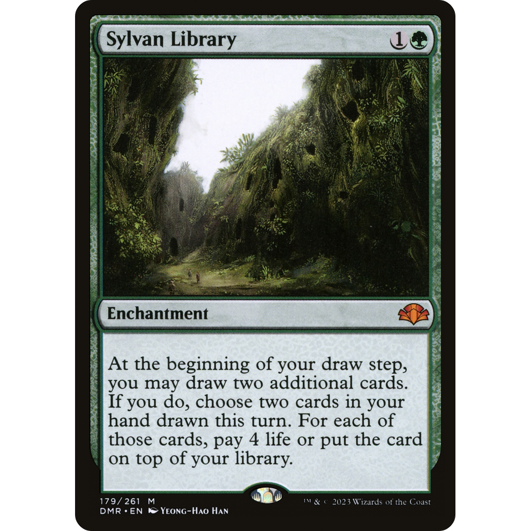 Sylvan Library (DMR-179) - Dominaria Remastered Foil