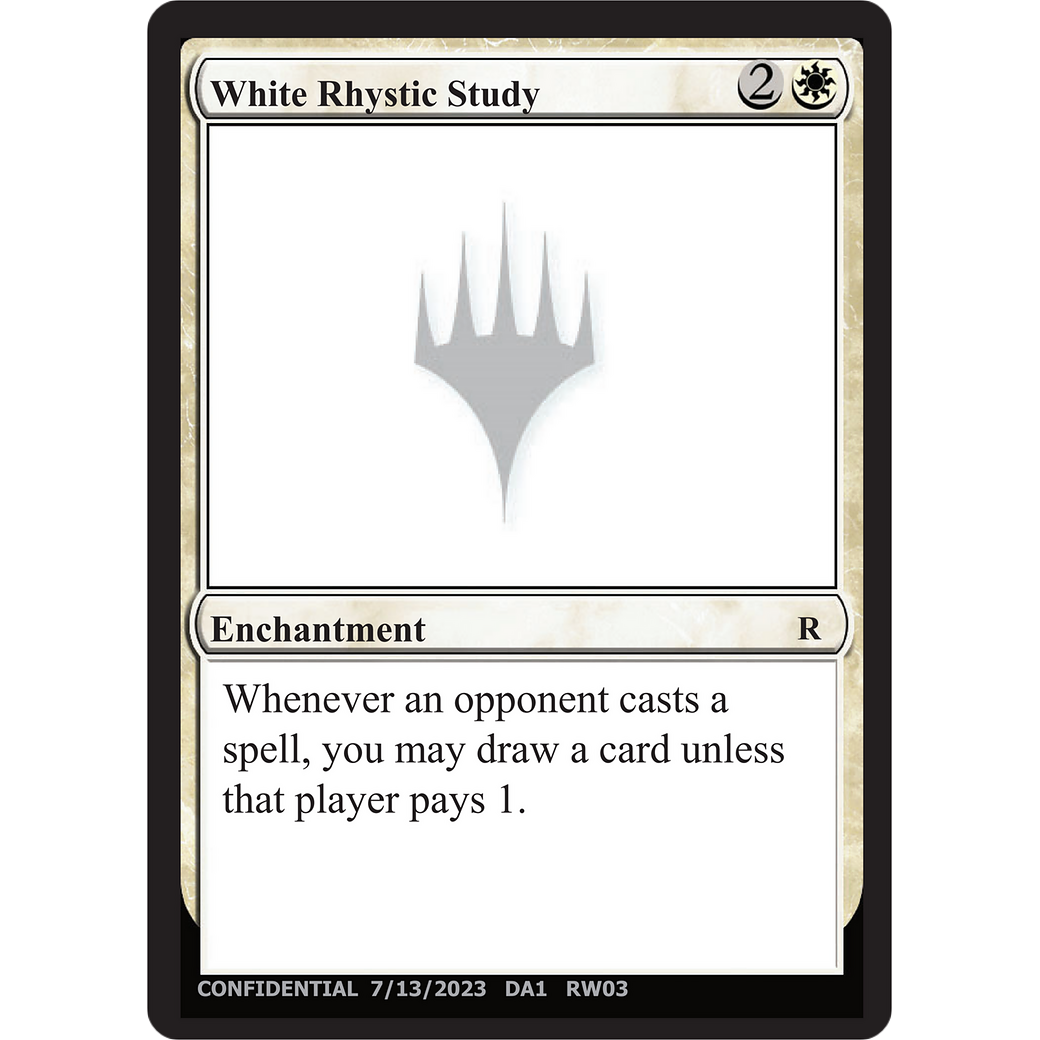 White Rhystic Study (UNK-RW03F) - Unknown Event