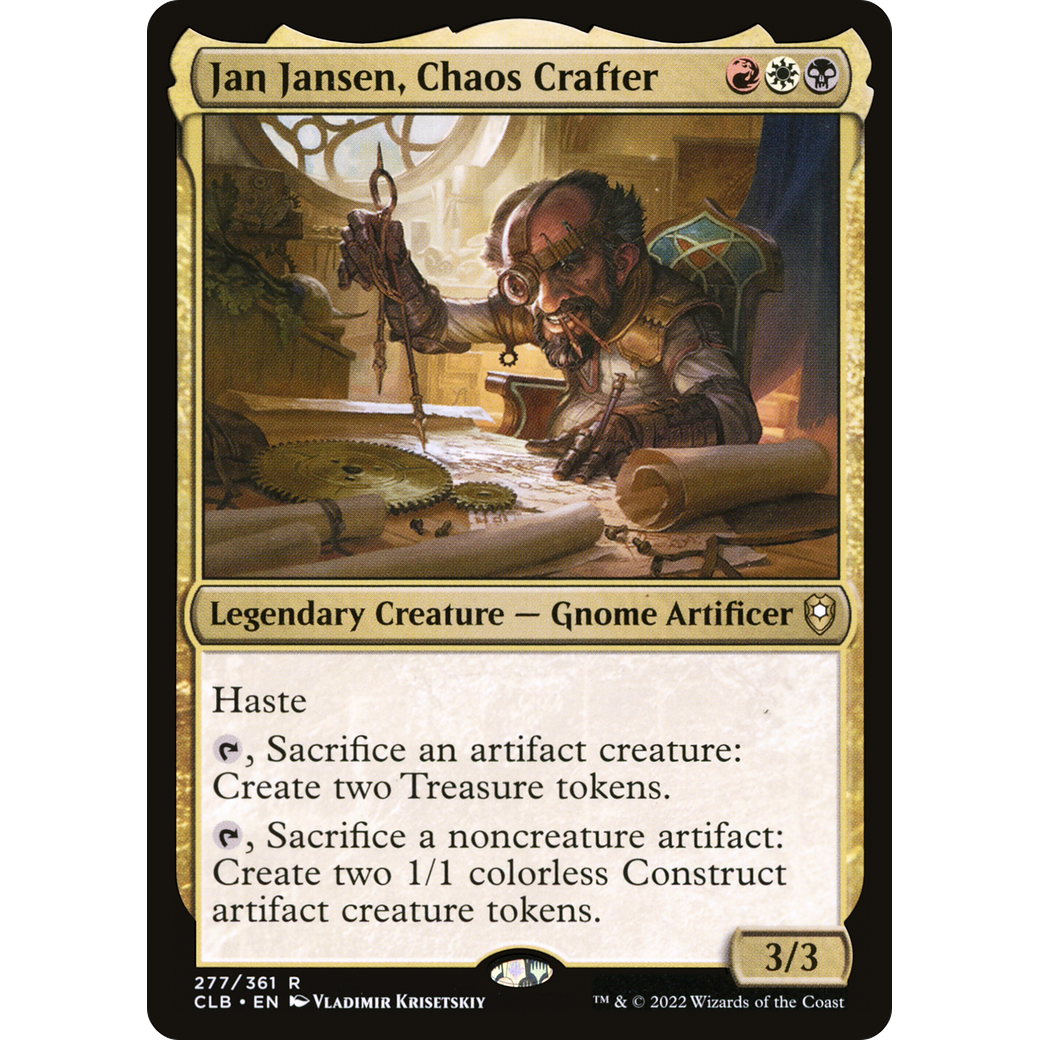 Jan Jansen, Chaos Crafter (CLB-277) - Commander Legends: Battle for Baldur's Gate