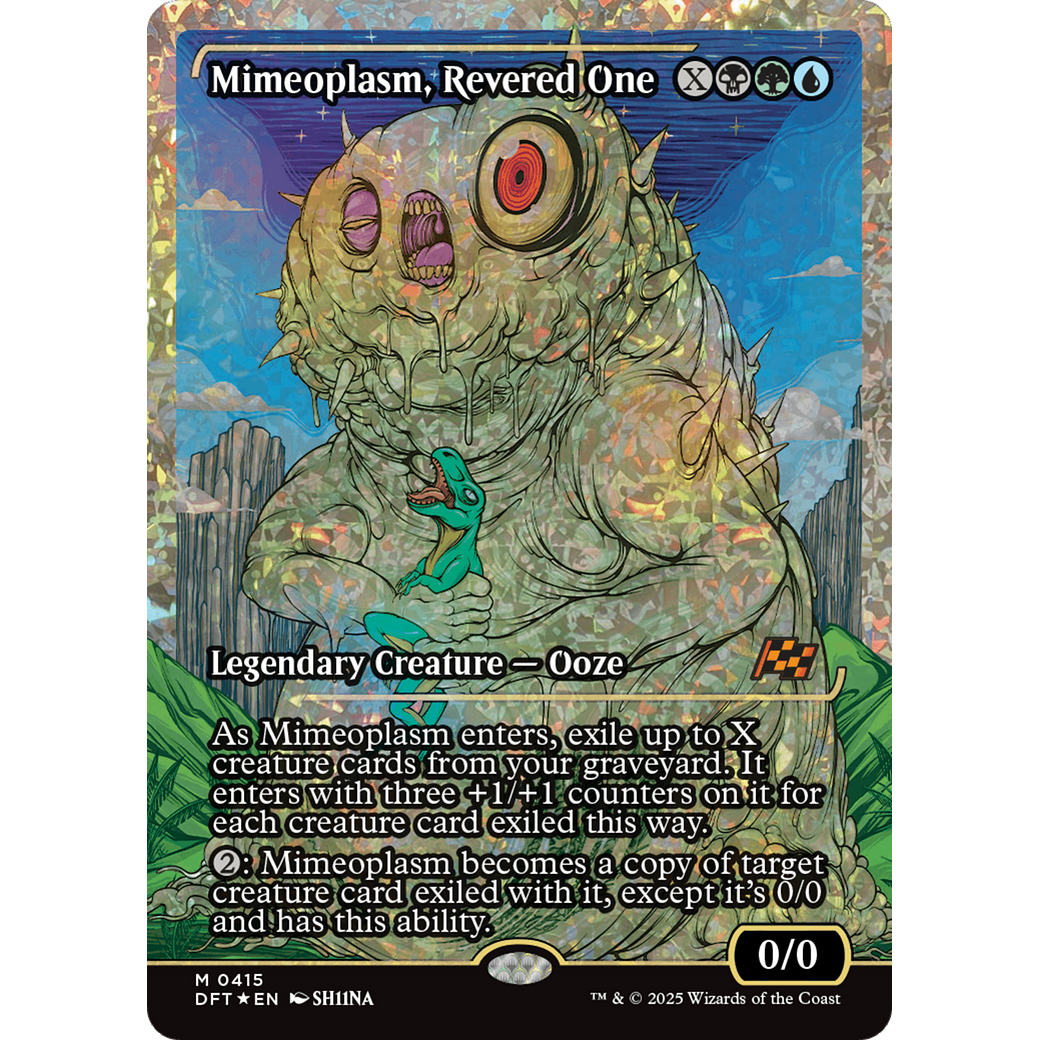 Mimeoplasm, Revered One (DFT-415) - Aetherdrift: (Showcase) Foil