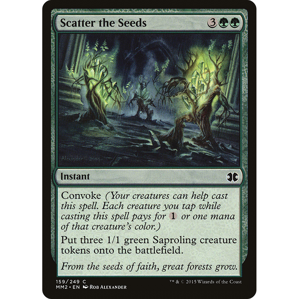 Scatter the Seeds (MM2-159) - Modern Masters 2015 Foil