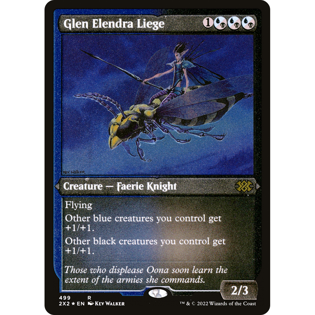 Glen Elendra Liege (Foil Etched) (2X2-499) - Double Masters 2022 Foil