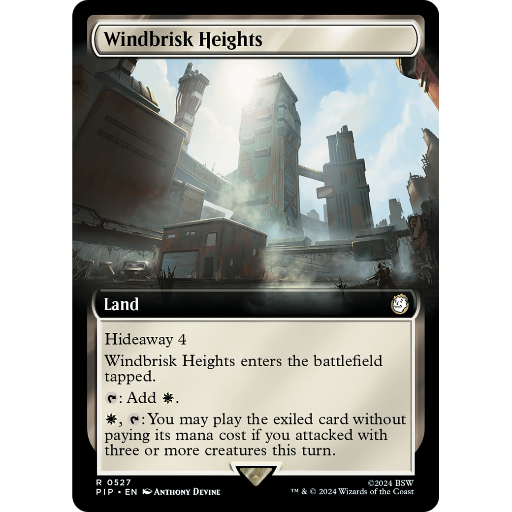 Windbrisk Heights (PIP-527) - Fallout: (Extended Art) Foil