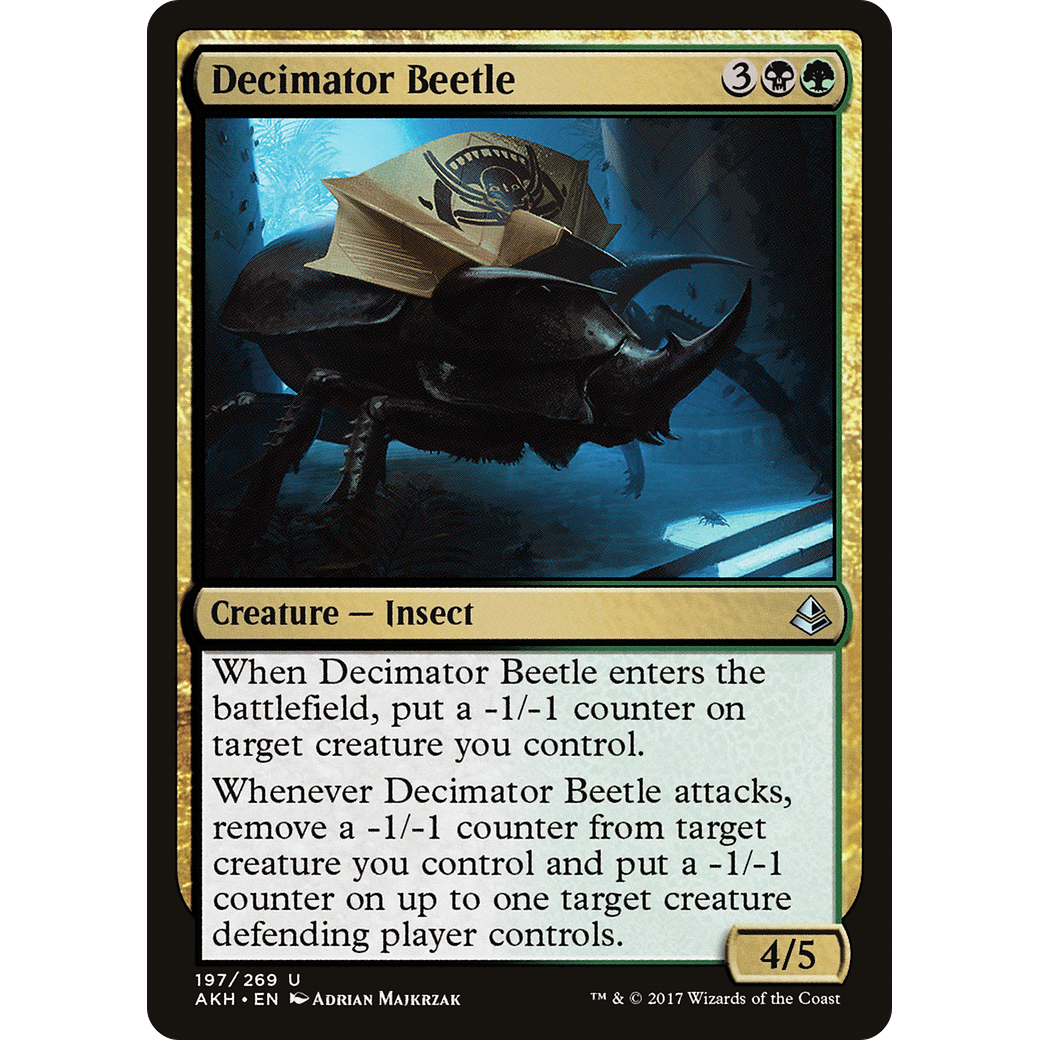 Decimator Beetle (AKH-197) - Amonkhet Foil