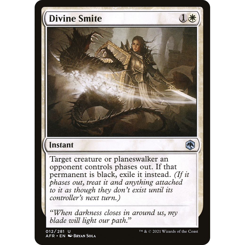Divine Smite (AFR-012) - Adventures in the Forgotten Realms Foil